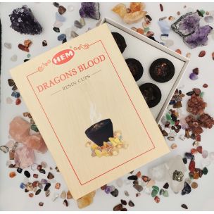 Uhlíkové poháriky z Dragons Blood živice