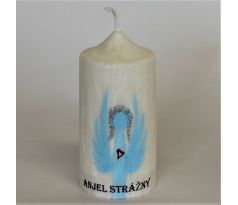Anjel strážny biely valec SŠ 60x100 mm